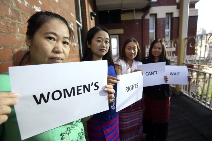 IWDA October 9 2014 IWDA Partners from Myanmar. Photo: Angela Wylie