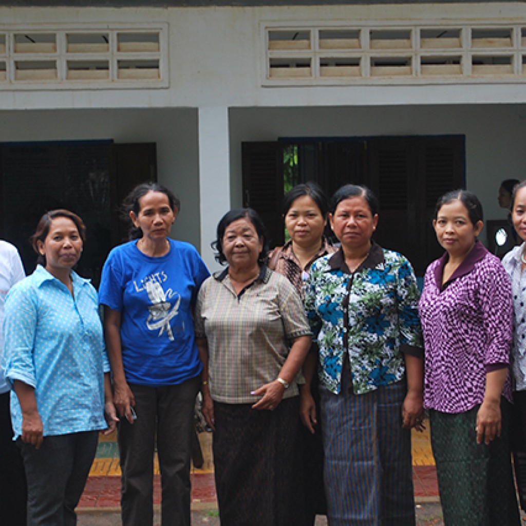 Banteay Srei staff in front of the safe house. Photo: Banteay Srei