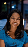 Photo of a smiling woman 