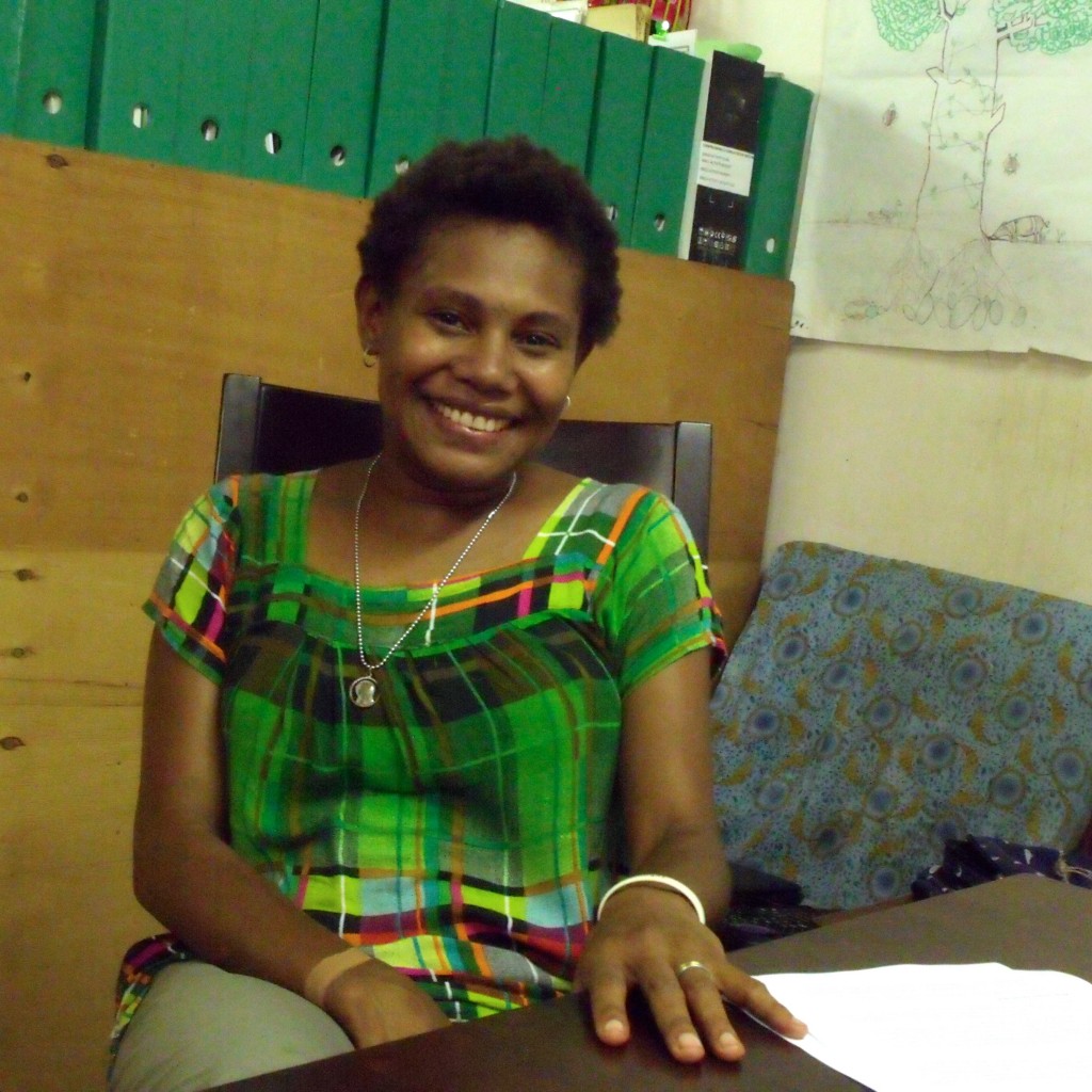 Christha Saghao, Finance Officer at Wide Bay Conservation Association. Photo: Suzanne Fletcher