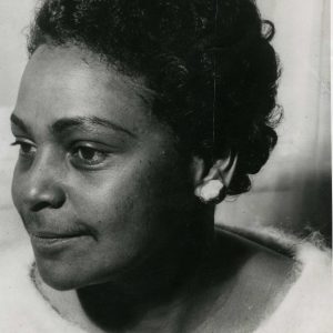 Faith Bandler, a young dark skinned woman- black and white