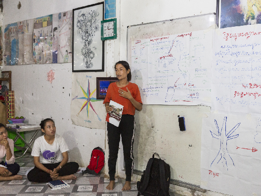 Can help provide access to labour law education and legal assistance supporting women like Sophea to understand their rights at work 