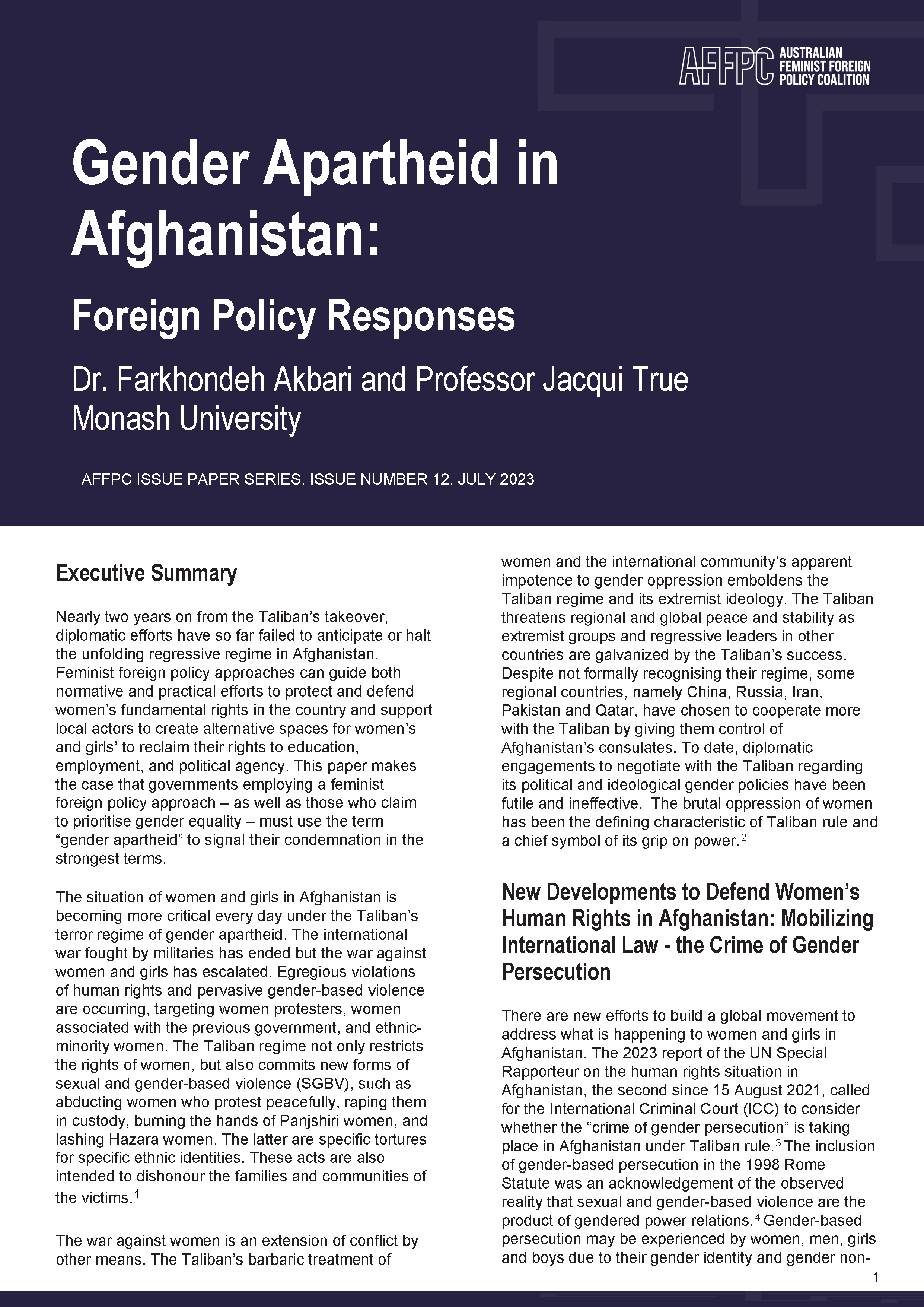 Cover page of a pdf text document