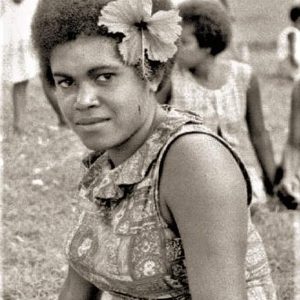 Grace Mera Molisa, a young dark skinned woman