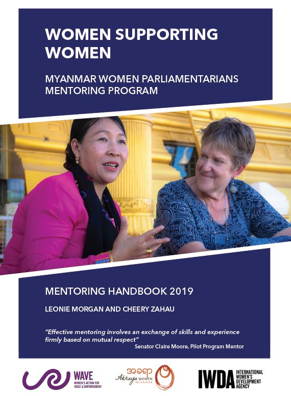 MYANMAR WOMEN PARLIAMENTARIANS MENTORING HANDBOOK 2019