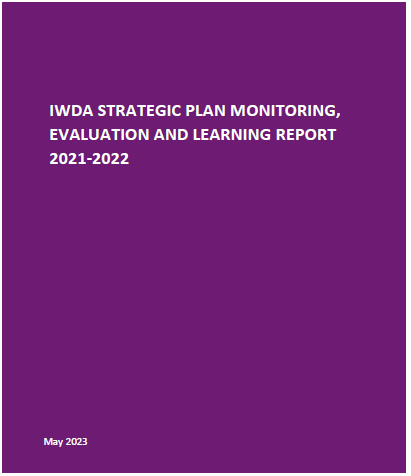 Purple cover of the IWDA Mel Report