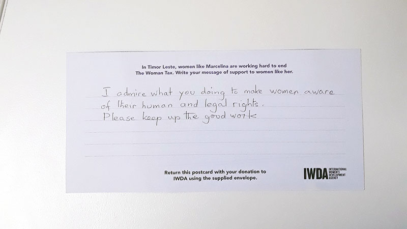 Marcelina-Message_I-admire-what-you-do_IWDA