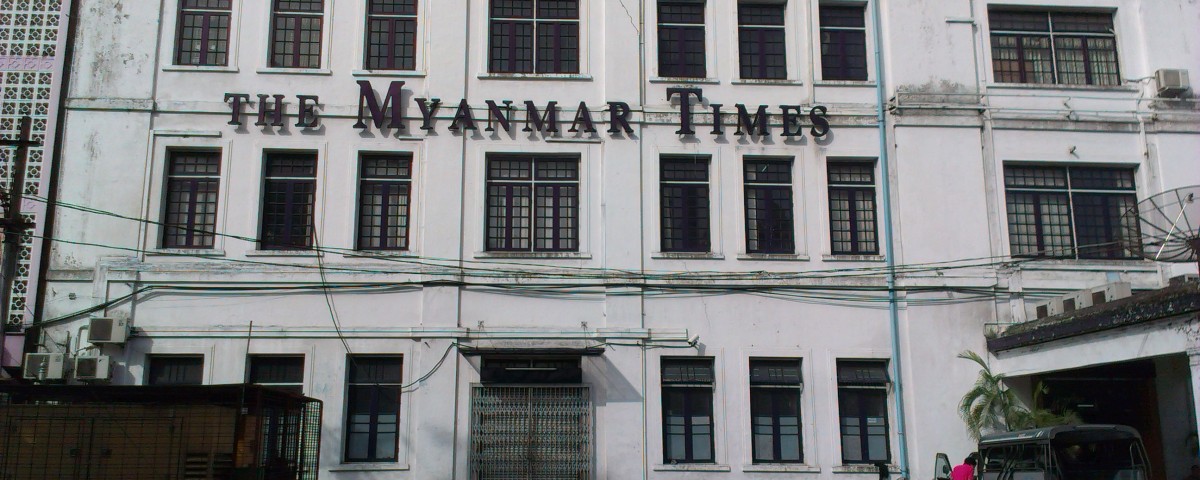 The office of The Myanmar Times in Yangon. Photo: Tony Yoo