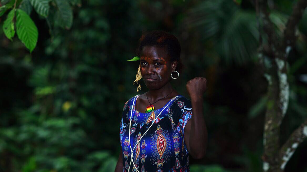 A participant in Bougainville Women's Federation's Young Women's Leadership forum in Bougainville. Photo: Harjono Djoyobisono/IWDA