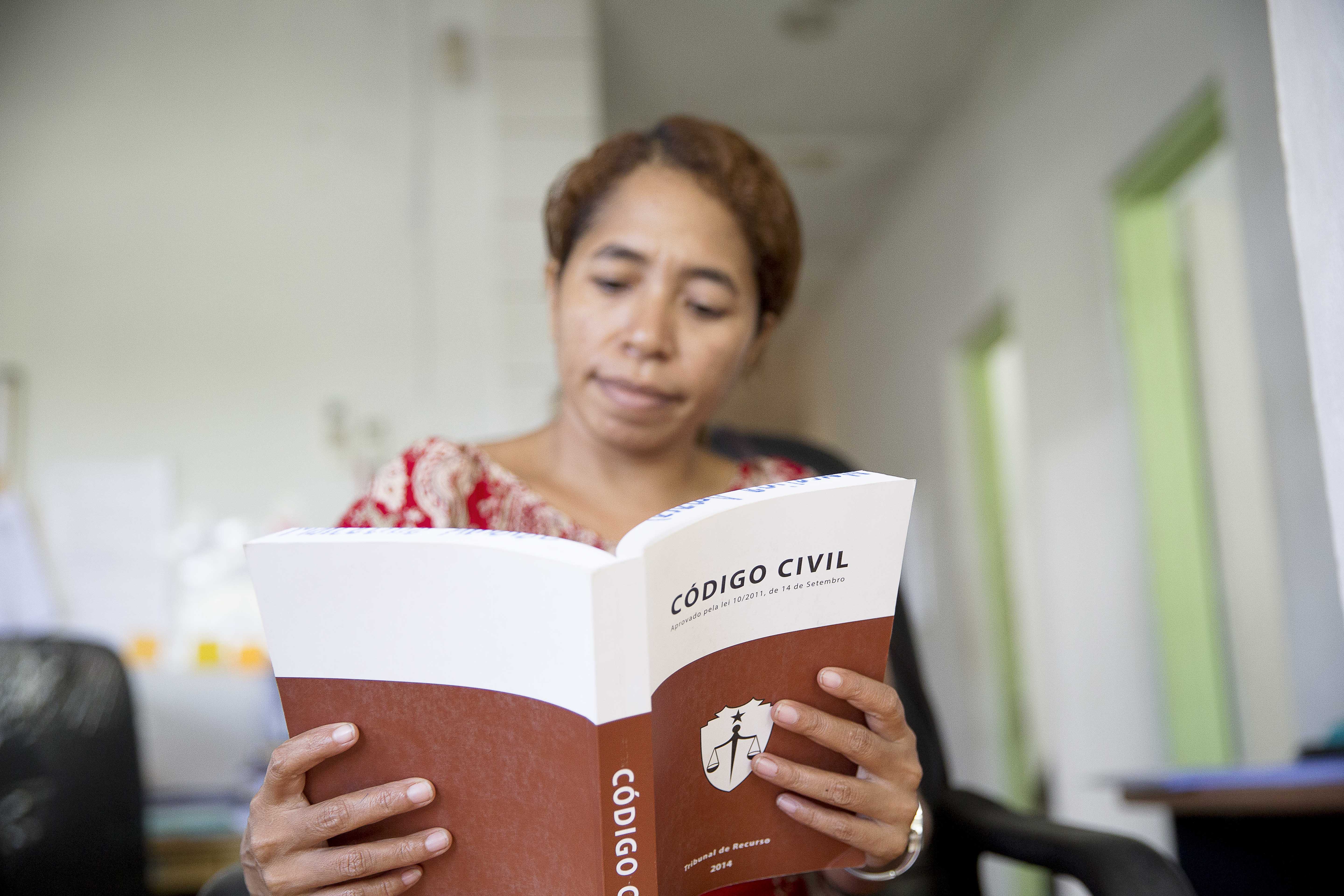 Marcelina Amaral, a Legal Aid Officer with ALFeLa. Photo: Anna Carlile