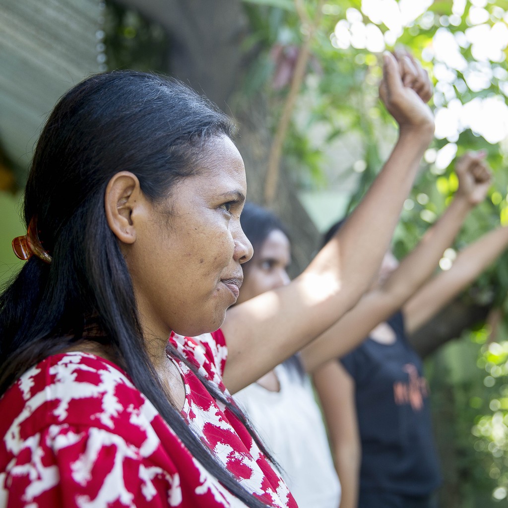 Women of Asisténsia Legál ba Feto no Labarik (ALFeLa), an IWDA partner in Timor-Leste. Photo: Anna Carlile