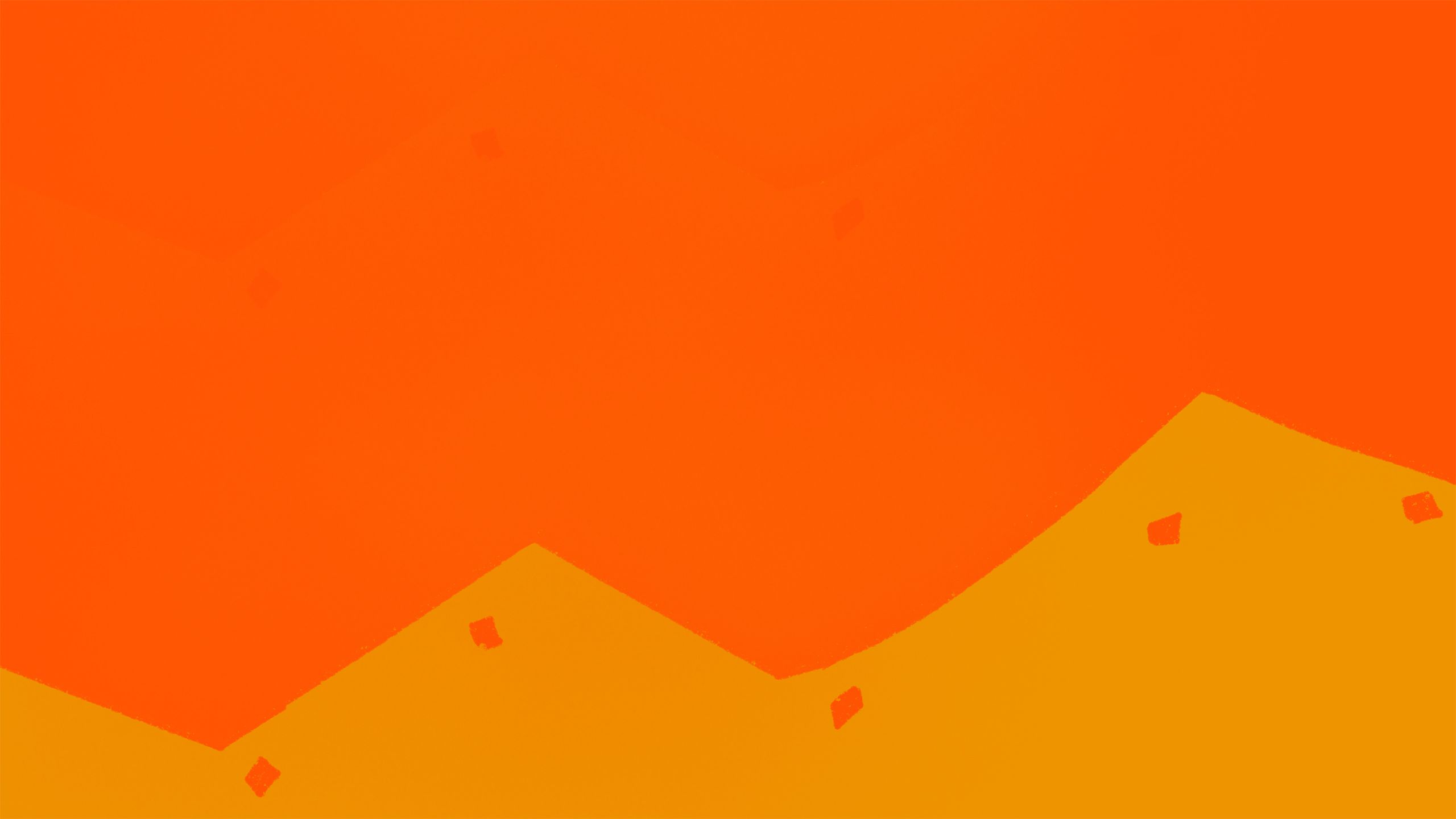 Bright orange and warm yellow zig zag background